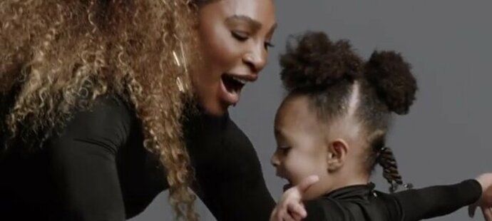 Hvězdná extenistka Serena Williamsová si střihla hereckou roli po boku své dcerky Olympie