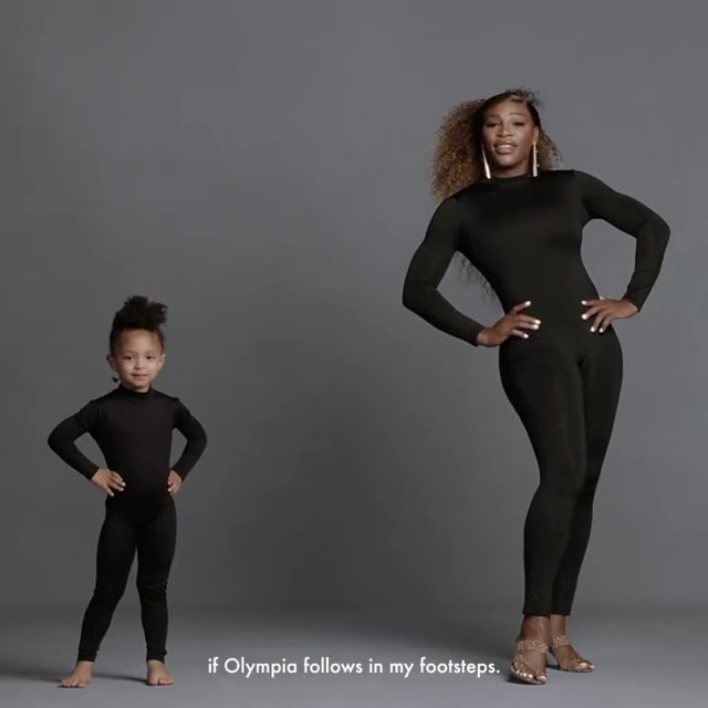 Serena Williamsová s roztomilou dcerkou Olympií