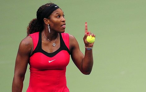 Serena Williamsová při svém dalším návalu vzteku. Jaký bude trest?