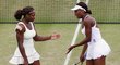 Serena a Venus na Wimbledonu.