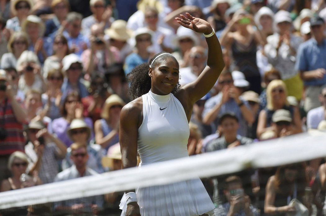 Serena Williamsová je blízko sedmému titulu z Wimbledonu