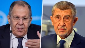 Premiér Andrej Babiš (ANO) odmítl slova šéfa ruské diplomacie Sergeje Lavrova.