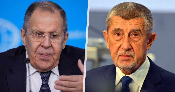 Premiér Andrej Babiš (ANO) odmítl slova šéfa ruské diplomacie Sergeje Lavrova.