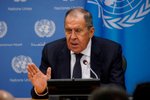 Ruský ministr zahraničí Lavrov v New Yorku (září 2023)