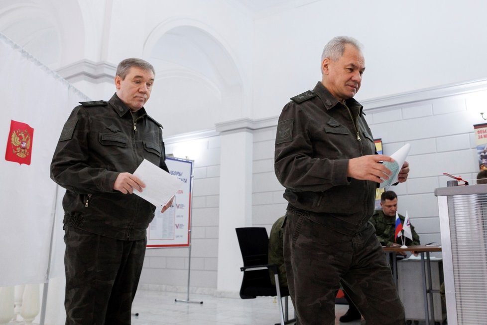 Prezidentské volby v Rusku: Ministr obrany Sergej Šojgu (15. 3. 2024)