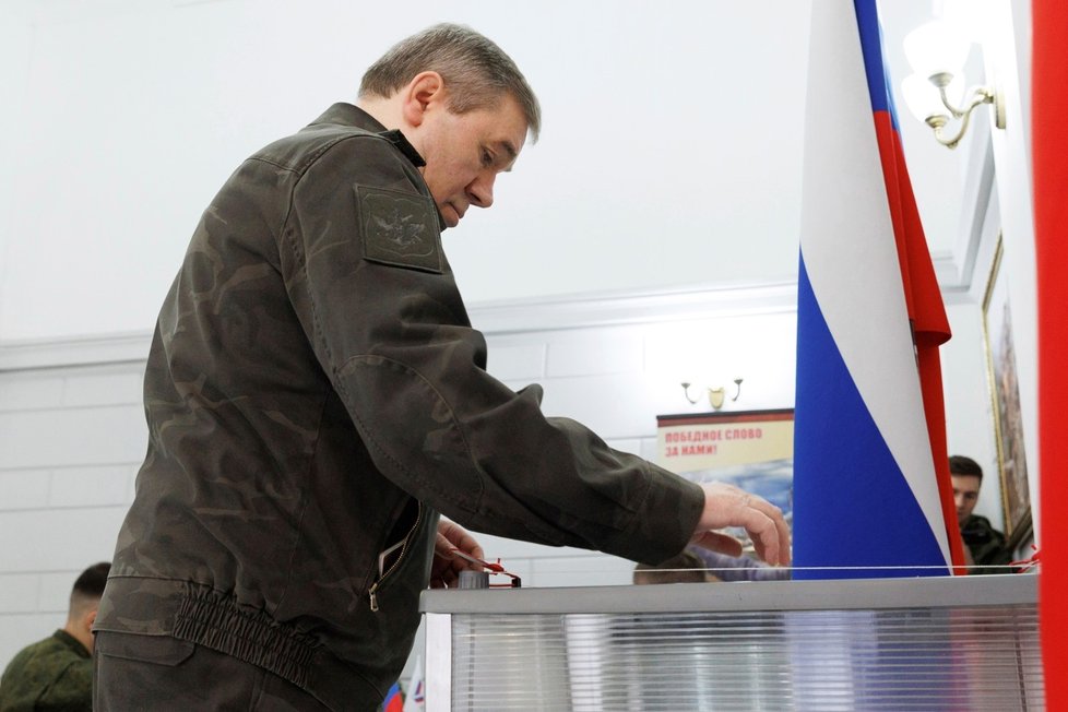 Prezidentské volby v Rusku: Ministr obrany Sergej Šojgu (15. 3. 2024)