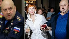 Velitel ruských vojsk na Ukrajině Sergej Surovikin se svou manželkou Annou.