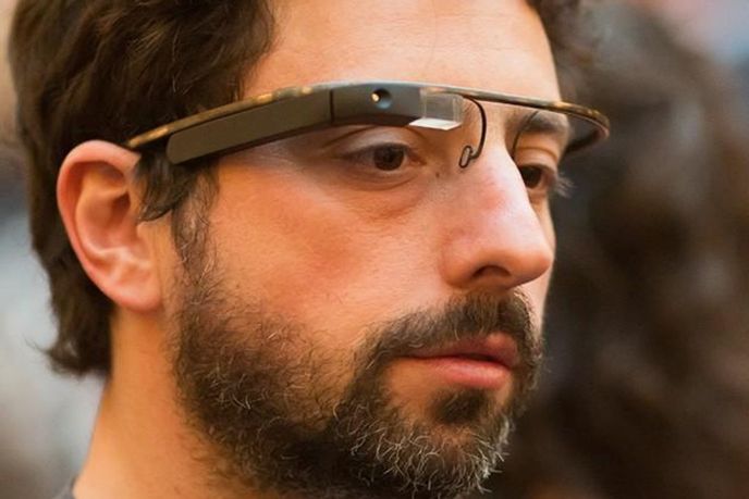 Sergey Brin a zatím stále napůl tajné chytré brýle Google Glass
