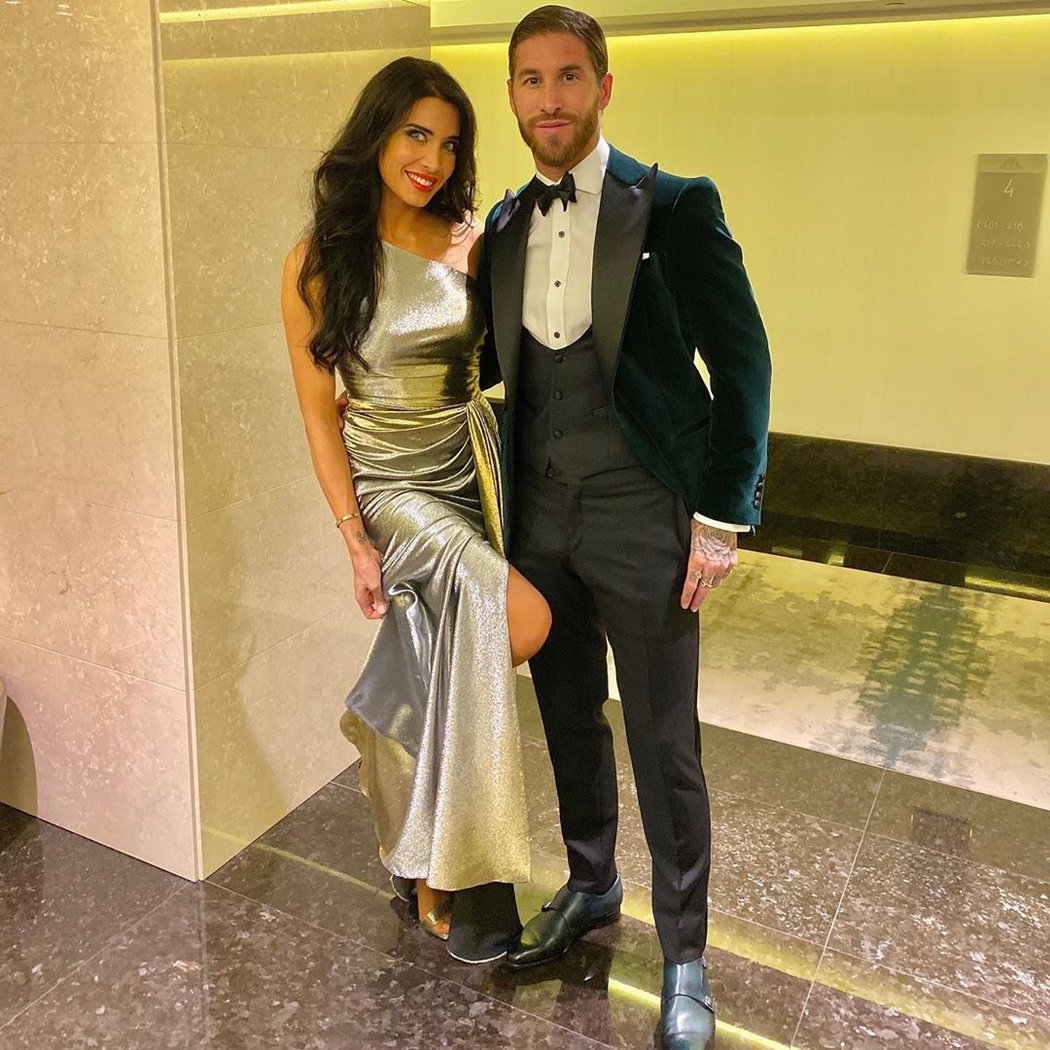 Manželé Sergio Ramos a Pilar Rubiová