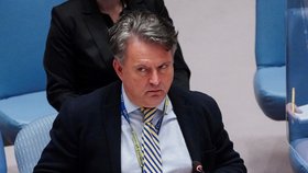 Válka na Ukrajině: Ukrajinský velvyslanec OSN Sergiy Kyslytsya během zasedání OSN (1.3.2022)