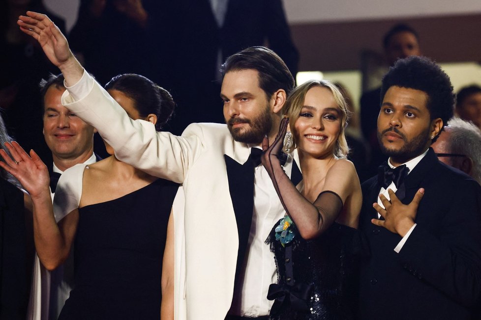 Světová premiéra seriálu The Idol v Cannes: Abel &#34;The Weeknd&#34; Tesfaye, Lily-Rose Depp a Sam Levinson