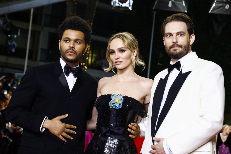 Světová premiéra seriálu The Idol v Cannes: Abel &#34;The Weeknd&#34; Tesfaye, Lily-Rose Deppová a Sam Levinson