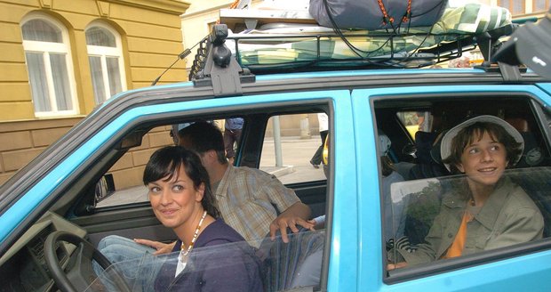 2005 - Tereza Brodská hrála v seriálu Ulice od první klapky