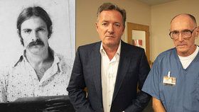 Novinář Piers Morgan a jeho setkání se sériovým vrahem Bernardem Gilesem.