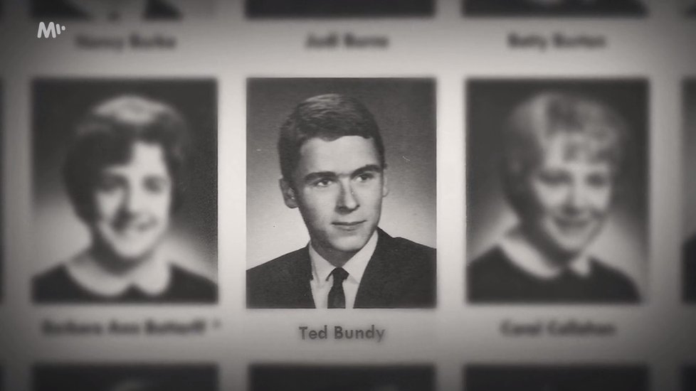 Ted Bundy jako student.