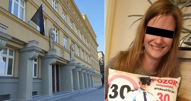 Na Krajském soudě v Ostravě vlaje černá vlajka, kolegové se loučí s Janou Š. (†38), kterou našli policisté mrtvou v lese.