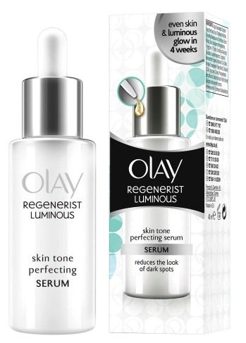 Olay Luminous Skin Tone Perfecting Serum, 536 Kč, koupíte na www.fann.cz