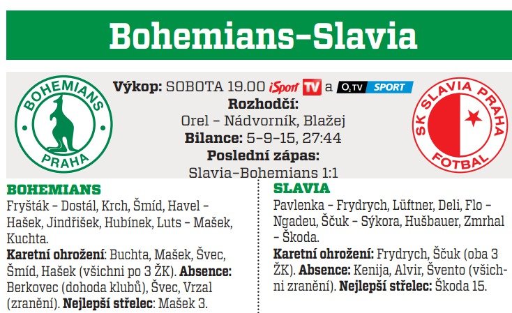 Bohemains - Slavia