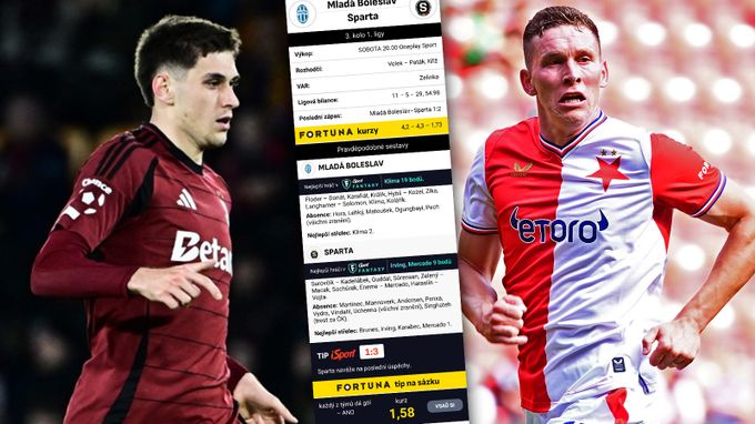 Pravděpodobné sestavy: Sparta s posilou i Vojtou na hrotu. Lídr Slavie už v základu Pravděpodobné sestavy: Sparta s posilou i Vojtou na hrotu. Lídr Slavie už v základu