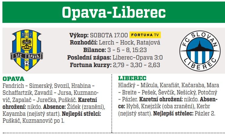 Opava - Liberec