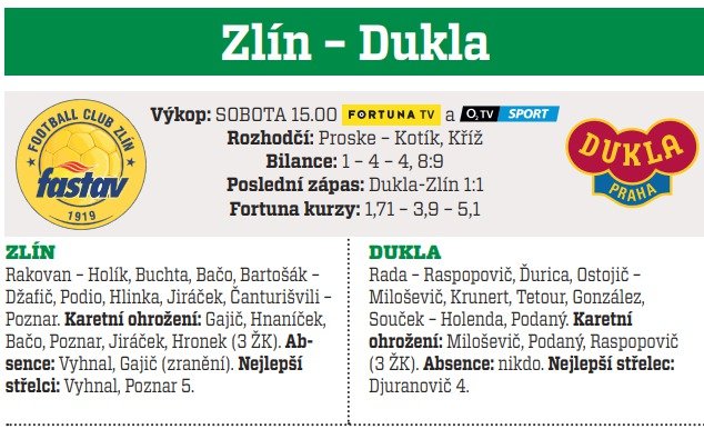 Zlín - Dukla