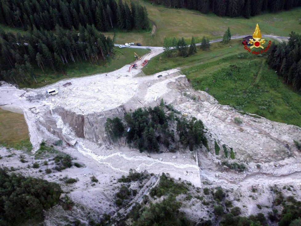 K sesuvu došlo ve městě San Vito di Cadore