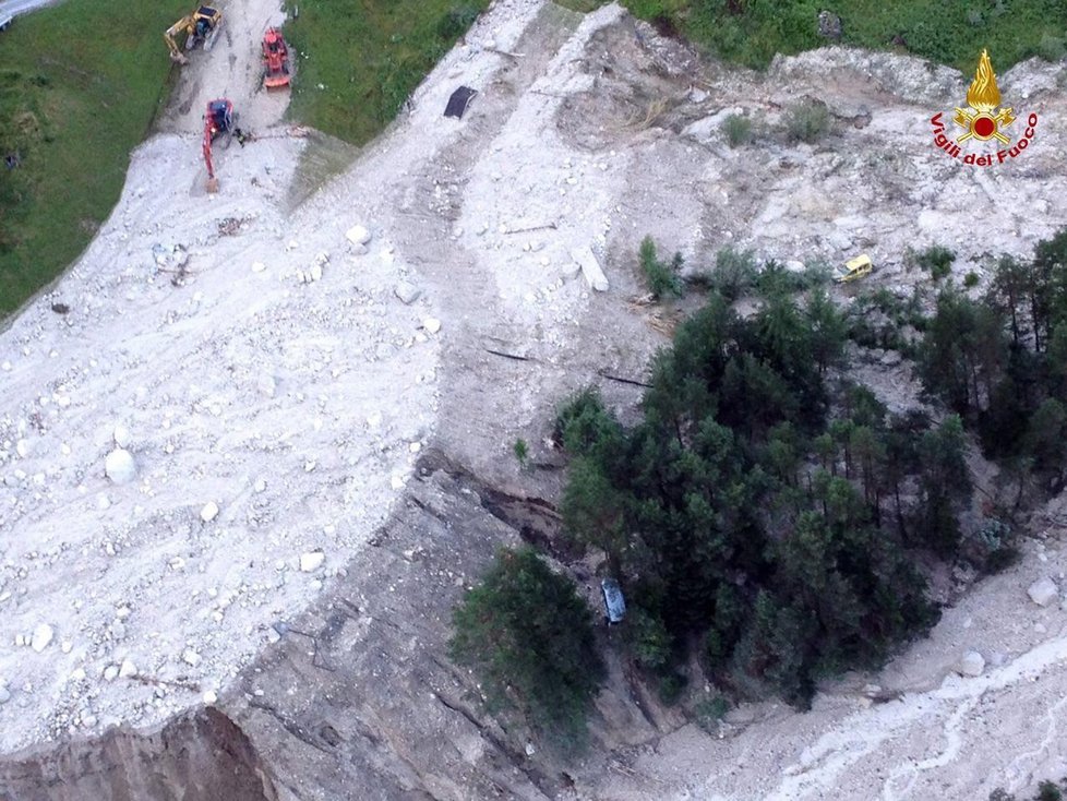 Postižena byla turistická oblast na severu Itálie