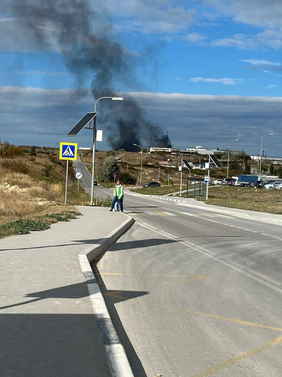 Ukrajinské drony zaútočily na Černomořskou flotilu v přístavu v Sevastopolu