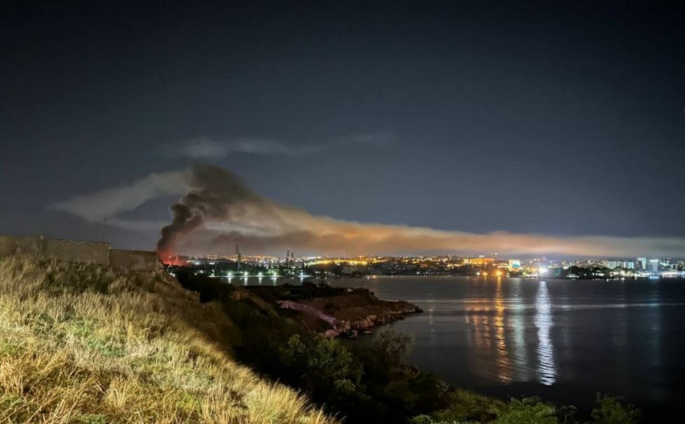 Výbuch na Sevastopolu na Krymu (13.9.2023)