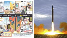 Komiks Japonce učí, jak se chovat v případě jaderného útoku.