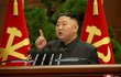 Severokorejský vůdce Kim Čong-un (červenec 2021)