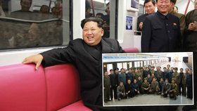 Kim Čong-un byl zkontrolovat nové metro a byl spokojen!