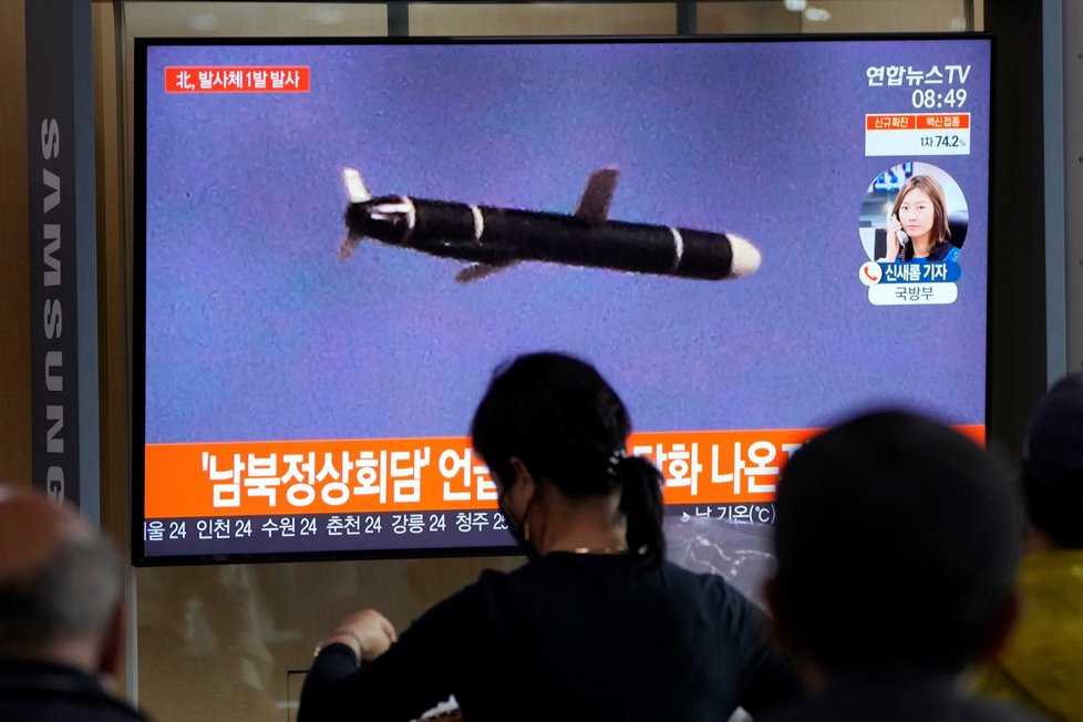 Severní Korea odpálila balistickou raketu krátkého doletu (28.9.2021).
