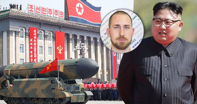 Diktátor Kim opět "chřastí" raketami, Severokorejci hrozí útokem. Dojde k němu? Dění na Korejském poloostrově sleduje i český odborník Jan Blinka (v kroužku).