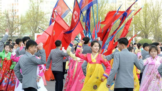 Oslavy v Severní Koreji