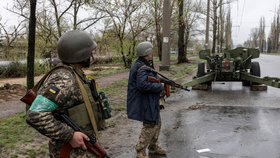 Ukrajinské síly u Severodoněcku