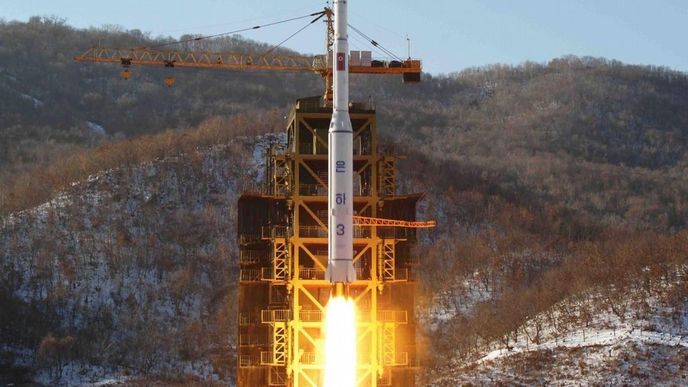 Severokorejská vesmírná raketa