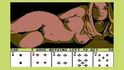 K prvním erotickým hrám patřily svlíkací pokery. Zde verze pro Commodore 64 (1984).