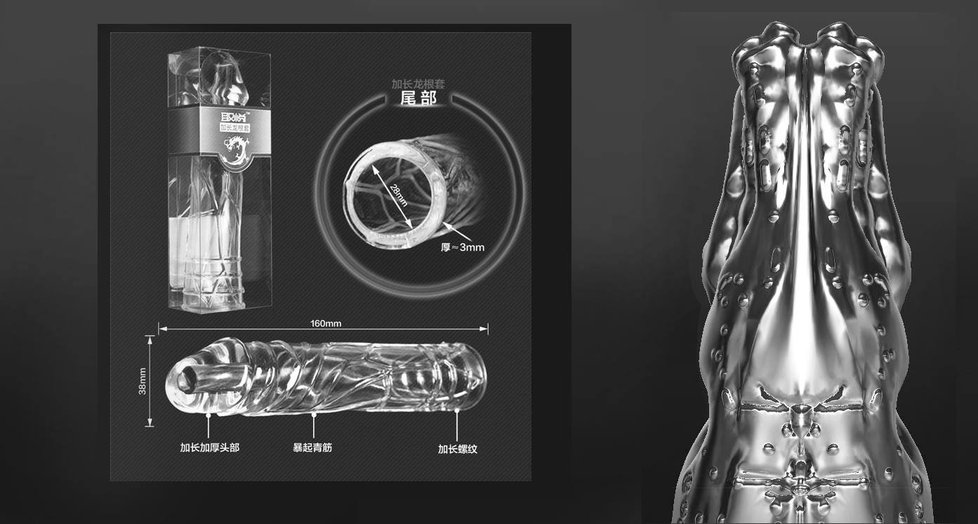 Erotické pomůcky vycházející z tvaru hmyzích penisů
