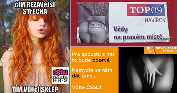 Sexistickým prasátečkem se stává ČSSD: Podívejte se na další čuňáky, kteří zabodovali