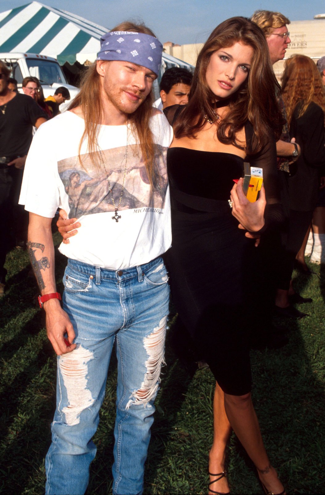 Stephanie Seymour s Axlem Rose.