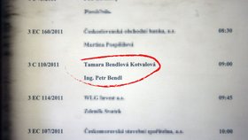 Okresní soud v Rakovníku měl rozvodové stání Petra Bendla a Tamary Kotvalové na programu v devět hodin.