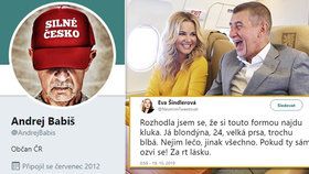 Seznamka se rozjela na Babišově twitterovém účtu