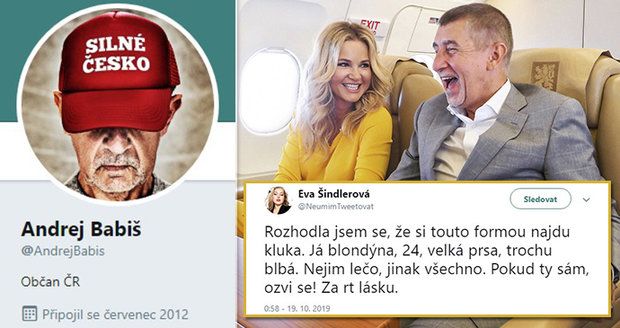 Hledáte lásku? Zamiřte na Babišův twitter, lidé z něj dělají seznamku