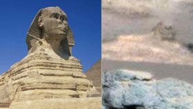 Tajemná skála na Marsu připomíná egyptskou sfingu.