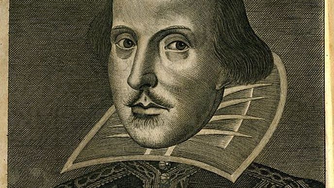 William Shakespeare na rytině z roku 1787