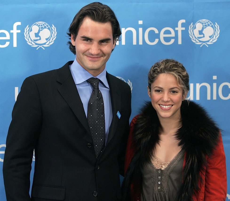 Shakira a Roger Federer