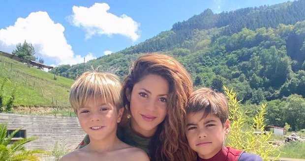Shakira se svými syny