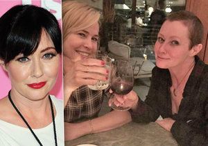 Shannen Doherty se vyléčila z rakovin a vyrazila na vínko.