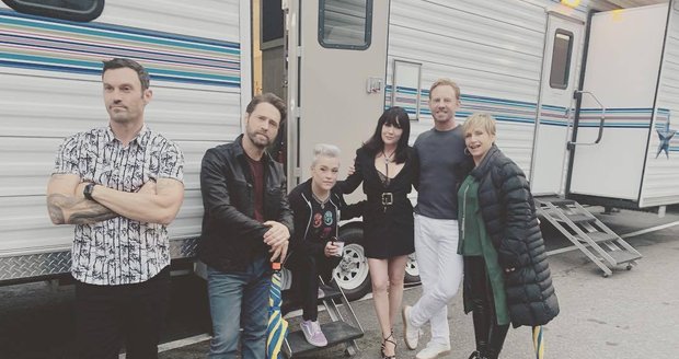 Shannen Doherty sdílí fotky z natáčení Beverly Hills 90210